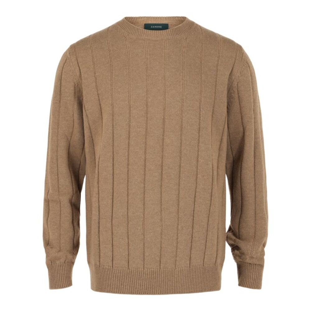 Slowear Zanone Wool Blend Sweater Brown Mens